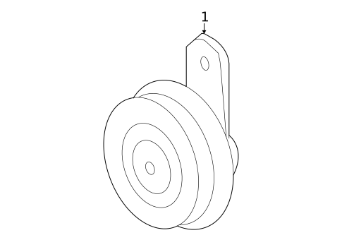 Horn for 2009 Pontiac Vibe #0