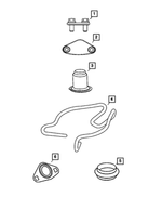 53032739AA - Emission Systems: Egr Valve Cover for Mopar Image