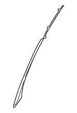 94010FA040OE - Body: Windshield Pillar Trim for Subaru: Impreza Image