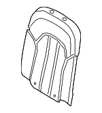 4N1881805F25D - : Seat Back Cover for Audi: A8 Quattro, S8 Image