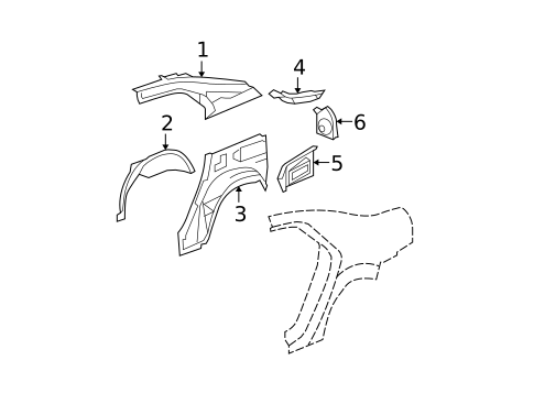 Inner Structure for 2008 Chevrolet Malibu #0