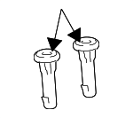 10357980 - Body: Headrest Guide for Chevrolet: Malibu | Pontiac: G6 | Saturn: Aura Image