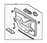 823022H3204W - : 2007-2008 Hyundai Elantra - Door Trim Panel for Hyundai: Elantra Image