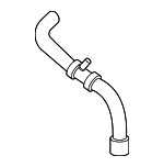 PAD121081B - : Drive Motor Battery Pack Coolant Hose for Porsche: Macan Image
