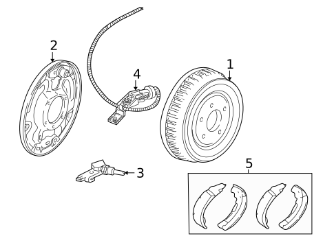 Brake Components for 1999 Ford Ranger #0