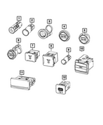 68718228AA - Electrical: Power Outlet Cap for Mopar Image