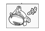 63176924656 - Electrical: Fog Lamp Assembly for BMW Image