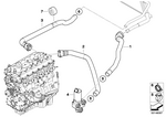 64219222696 - : Hose F Engine Inlet And Heater Radiator for BMW Image