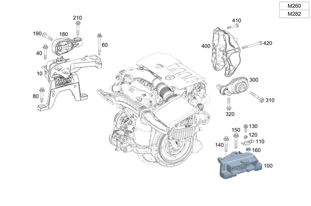 1772406800 - Engine Suspension: Engine Mount for Mercedes-Benz Image image
