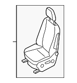 91020049G66 - Body: Seat Assembly for Mercedes-Benz Image