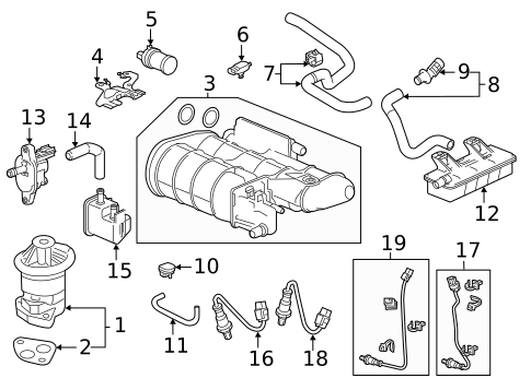 EGR System for 2023 Acura MDX #0