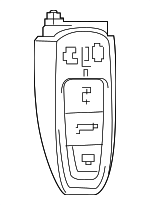 4N0959754KTKE - : Keyless Entry Transmitter for Audi: A6 allroad, A6 Quattro, A7 Sportback, Q8 Image