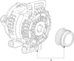 ZZC118300D - : Alternator for Mazda: Tribute Image