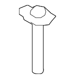 WHT001506A - Cooling System: Radiator Upper Bolt for Porsche Image