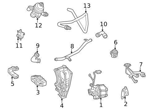 EGR System for 1994 Mercedes-Benz C220 #0