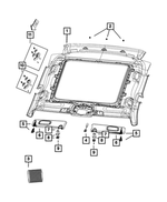 6LQ97PS4AJ - Interior Trim: Headliner for Mopar Image