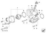 11510393339 - Engine: Coolant Pump, Mechanical for BMW Image