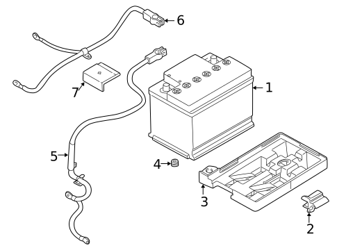 Battery & Related Components for 2000 Volvo V40 #0