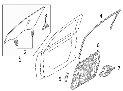 Front Door for 2020 Kia Sportage #0