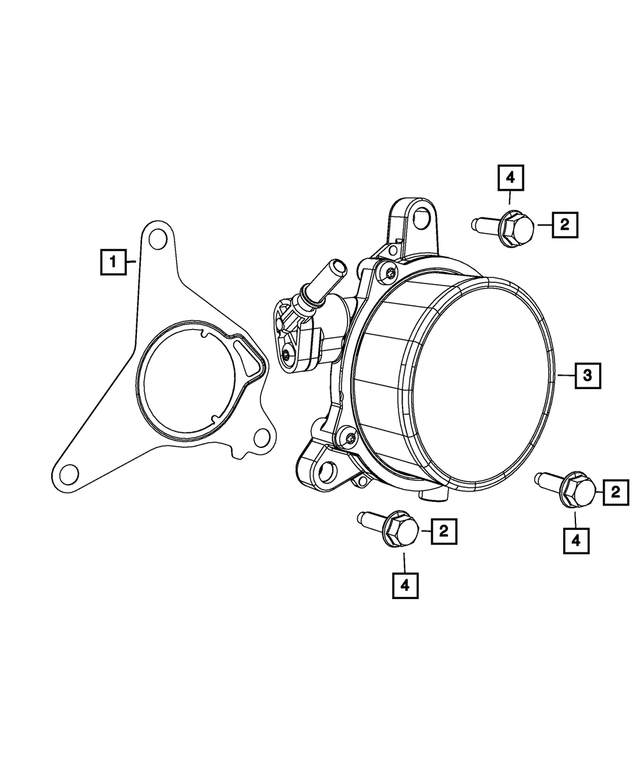 6509659AA - Brakes: Pan Head Screw for Dodge: Dart | Fiat: 124 Spider, 500, 500L, 500X | Jeep: Renegade Image