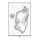 72110TVAA02 - Body: Lock Assembly for Acura Image