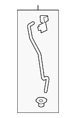 721133S5305 - : Lock Rod for Acura: Integra Image