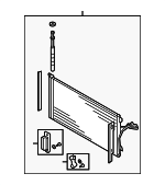 4L0260401A - HVAC: A/C Condenser for Audi Image