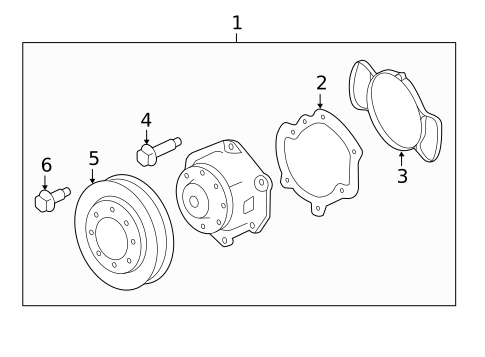 Water Pump for 2010 Saab 9-5 #0