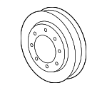 12611587 - Cooling System: Pulley for Saab: 9-3, 9-5 Image