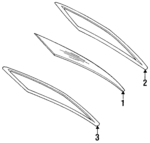 99354522502 - : Back Glass Gasket for Porsche: 911 Image