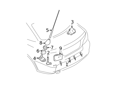 Antenna & Radio for 2013 BMW 128i #0
