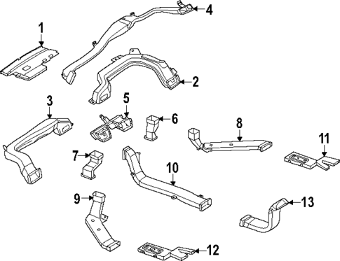 Ducts for 2025 Nissan Murano #0