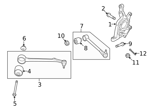 Suspension Components for 2010 Hyundai Genesis Coupe #1