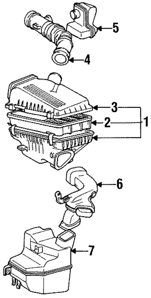 Air Intake for 1997 Toyota Celica #0