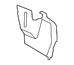 5N0820897 - HVAC: Heat Shield for Volkswagen: Tiguan, Tiguan Limited Image