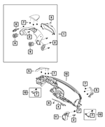 6JW39U0DAA - : Instrument Cluster Bezel for Mopar Image