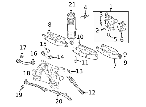 Wheel Bearings, Seals, & Related Components for 2009 Mercedes-Benz SL63 AMG #0
