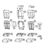 7HZ12WF6AC - : Rear Seat Back Cover, Right for Mopar Image