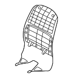 88390KL300NNB - Body: Seat Back Panel for Hyundai: Ioniq 6 Image