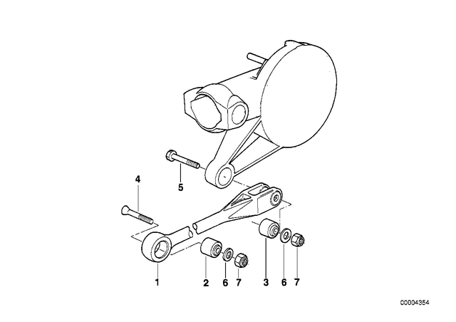 7129908286 - : Star-Socket Screw - Bm10X75 for BMW-Motorrad Image