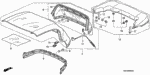 86320S2A003 - Interior/Bumper: RIVET (SERVICE) for Honda Image