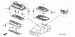 90131S30003 - Electrical/Exhaust/Heater/Fuel: SCREW-WASHER, ET (6X16) for Honda Image