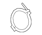 LR105414 - Exhaust: Converter &amp; Pipe Clamp for Land-Rover Image