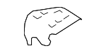 LR092573 - Exhaust: Rear Shield for Land-Rover Image