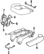 XF2Z1662526BA - Body: Seat Support for Ford: Windstar Image