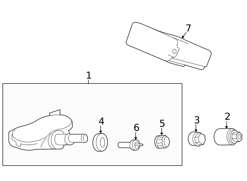 Tire Pressure Monitor Components for 2013 Honda Civic #0