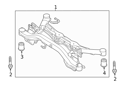 Suspension Mounting for 2018 Volkswagen Atlas #5