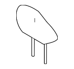 71910F6030C9 - Body: Headrest for Lexus: TX500h Image