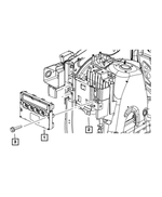 68068324AD - Electrical: Powertrain Control Module Bracket for Mopar Image