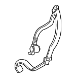 YC3Z78611B68AAC - Electrical: Retractor Assembly for Ford: Excursion Image